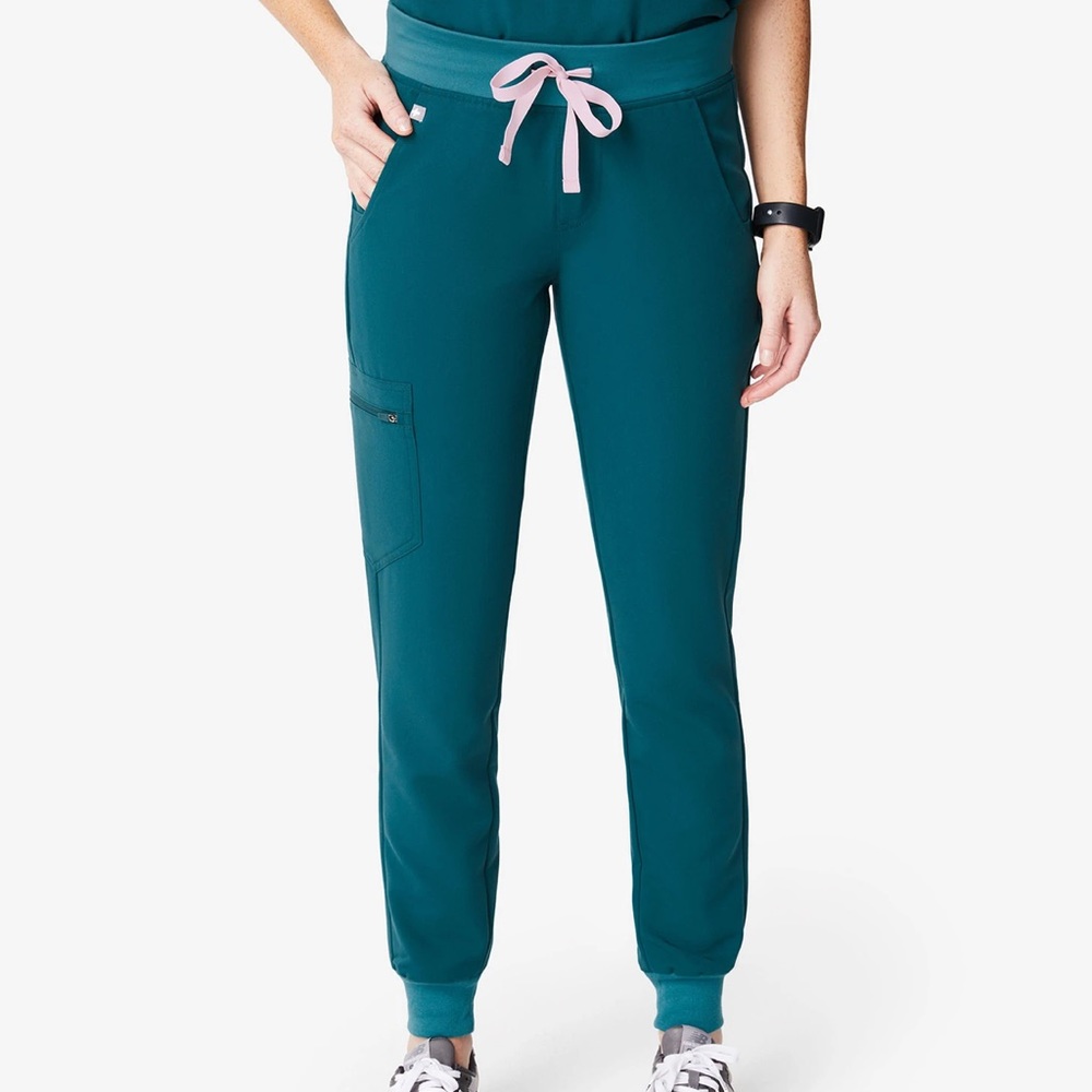 Women's Caribbean Blue Zamora Scrub Pants